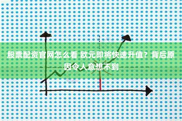 股票配资官网怎么看 欧元即将快速升值？背后原因令人意想不到