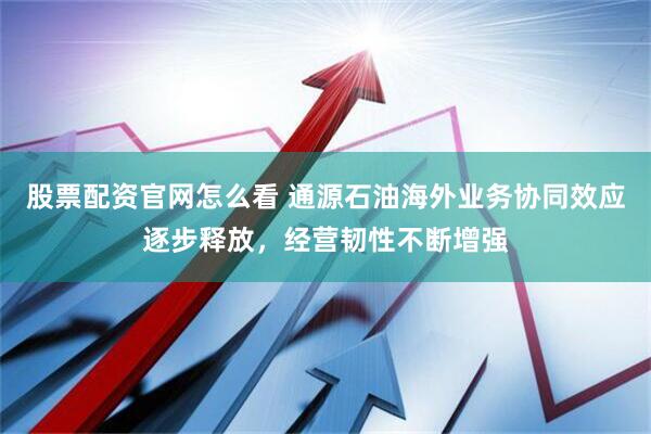 股票配资官网怎么看 通源石油海外业务协同效应逐步释放，经营韧性不断增强